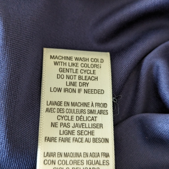 Julia Jordan Navy Floral Print Fit & Flare Dress Size 8 - Picture 15 of 16